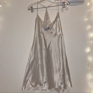 Vintage Linea Donatella White Slip Dress